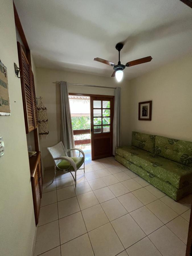 De Frente Pra Praia Apartamento Da Cris Taperapua - Condominio America Praia Flat بورتو سيغورو المظهر الخارجي الصورة