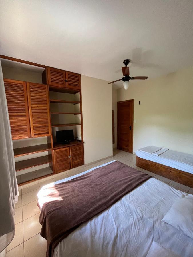 De Frente Pra Praia Apartamento Da Cris Taperapua - Condominio America Praia Flat بورتو سيغورو المظهر الخارجي الصورة